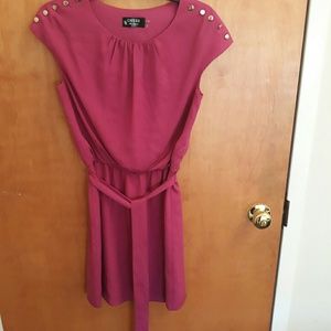 Guess Women's silk lined pink dress size 4
